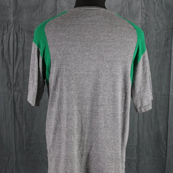 Saskatchewan Roughriders Shrit (VTG) - Logo with Green Sleeves - Men's Large - Picture 5 of 7